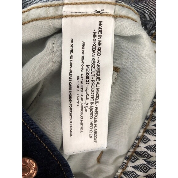 ARIAT R.E.A.L High Rise ALEXA  Flare Jeans Dk Wash 10041112 EUC 32 X 34.5 32L - Picture 6 of 7